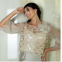 Abito da sposa o cerimonia in vero raso e perline