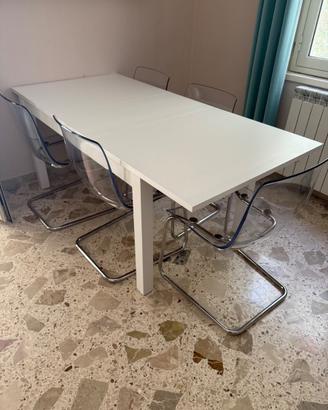 Tavolo allungabile Bjursta + 6 Sedie Tobias