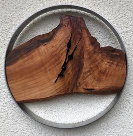 Orologi artigianali in legno e acciaio - unici