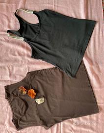 Coppia di canotte/ top  taglia 42