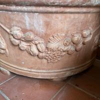 Vaso angolare terracotta Deruta