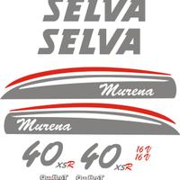 KIT ADESIVI MOTORE  FUORIBORDO SELVA 40 MURENA