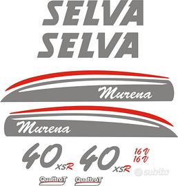 KIT ADESIVI MOTORE  FUORIBORDO SELVA 40 MURENA