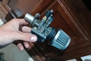 carburatore 21 dell'orto e filtro aperto 