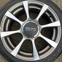 1 CERCHIO SINGOLO - FIAT 500 16p BRUNITO