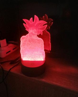 lampada 3d Goku