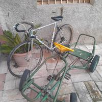 Go kart a pedali e bicicletta coppi d'epoca