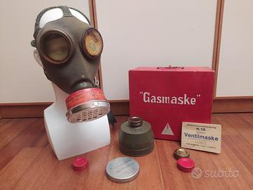 Maschera antigas Ventilmaske Dräger-Fega ww2 1933