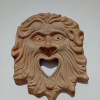 Maschera in terracotta di Nettuno