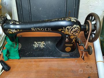 macchina da cucire Singer antica.