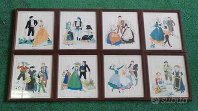 Costumi regionali Vecchio Quadro Elenco