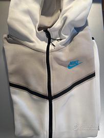 felpa nike tech bianca