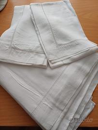lenzuolo corredo vintage lino
