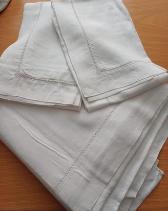 lenzuolo corredo vintage lino