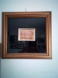 litografia su foglia oro24k Innocenzo Melani