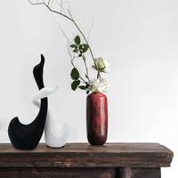 Feinknick swan cigni in ceramica collezione 