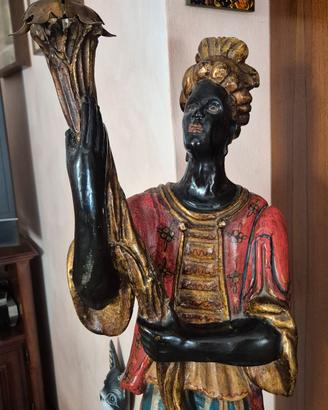 Lampada da terra stile barocco  “MORO DI VENEZIA" 