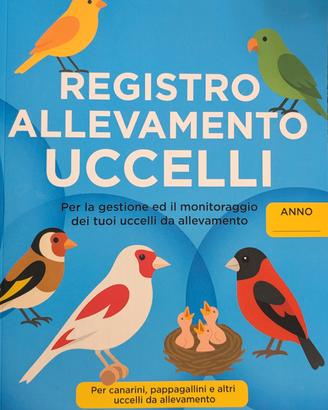 registro allevamento canarini, cardellini, uccelli