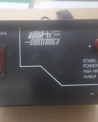 ALIMENTATORE STABILIZZATORE ALPHA ELETTRONICA
