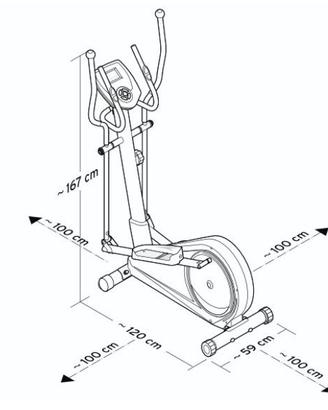 Ellittica sportplus+SP-ET-9600-iE