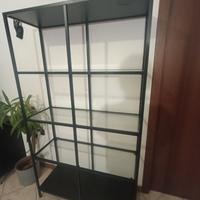 Scaffale con mensole di vetro Vittsjö Ikea