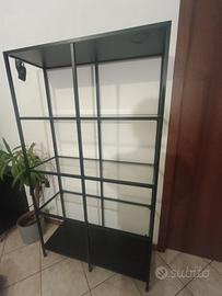 Scaffale con mensole di vetro Vittsjö Ikea