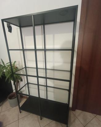 Scaffale con mensole di vetro Vittsjö Ikea