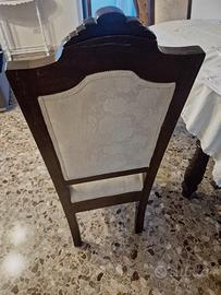 4 sedie legno 