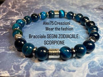 Bracciale artigianale segni zodiacale: Scorpione
