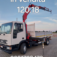 Eurocargo con gru e ribaltabile