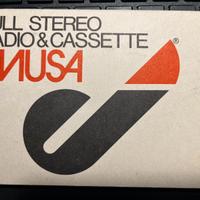 istruzioni RADIO CASSETTE  MUSA vintage