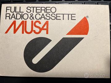 istruzioni RADIO CASSETTE  MUSA vintage
