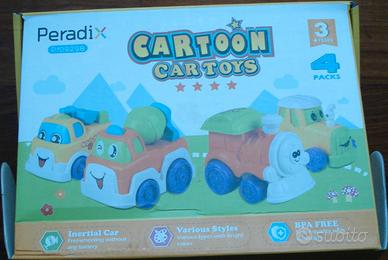 4 macchinine set gioco bambino Peradix P109298 toy