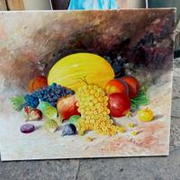 Quadro dipinto a mano olio su tela Salento Frutta