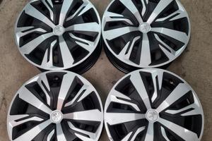 4 cerchi ferro peugeot 208 2008 r16 ft6006