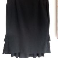 Gonna nera al ginocchio