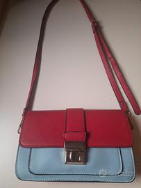 Borsa Accessorize rossa/celeste