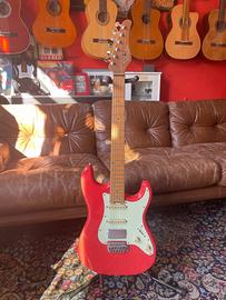 Schecter Route66 Santa Fe HSS Sunset Red