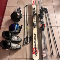 Sci carving, caschi, occhiali sci