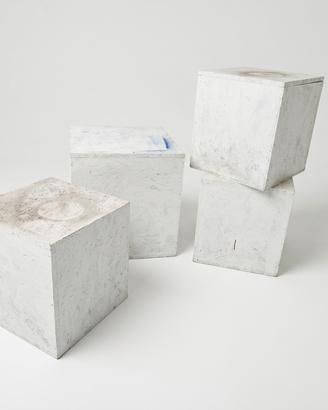 4 cubi contenitori in OSB