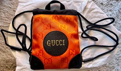GG Gucci - zaino in pelle