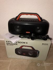 DOSS Boom S Extreme Bluetooth 60W BLU E ARANCIONE