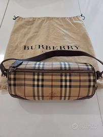 Burberry Vintage – Haymarket Check e Pelle