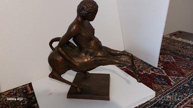 Bruno Cassinari grande scultura bronzo Centauro