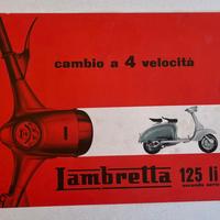 Lambretta 125 Li manifesto poster pubblicitario