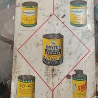 cartellone pubblicitario in latta 