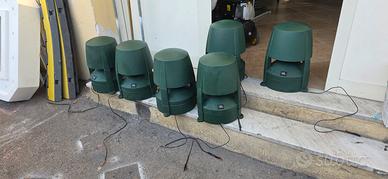 6x CASSE JBL CONTROL85M DA ESTERNO + Amplificatore