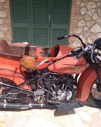 HARLEY DAVDSON  VL  750  asi targa oro del 1937