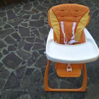 SEGGIOLONE ARANCIO PORTATILE