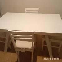 tavolo bianco 6 posti 